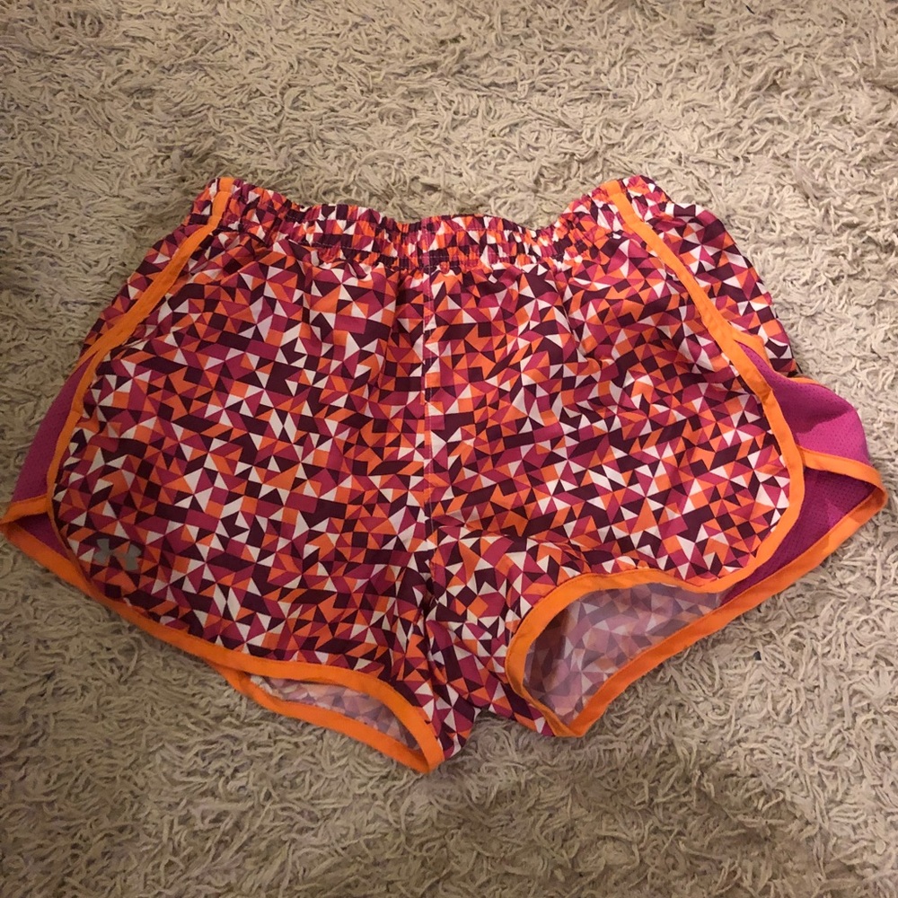 Patterned gym shorts